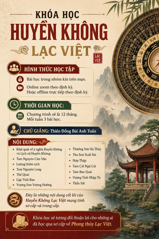 Khóa học Huyền Không Lạc Việt